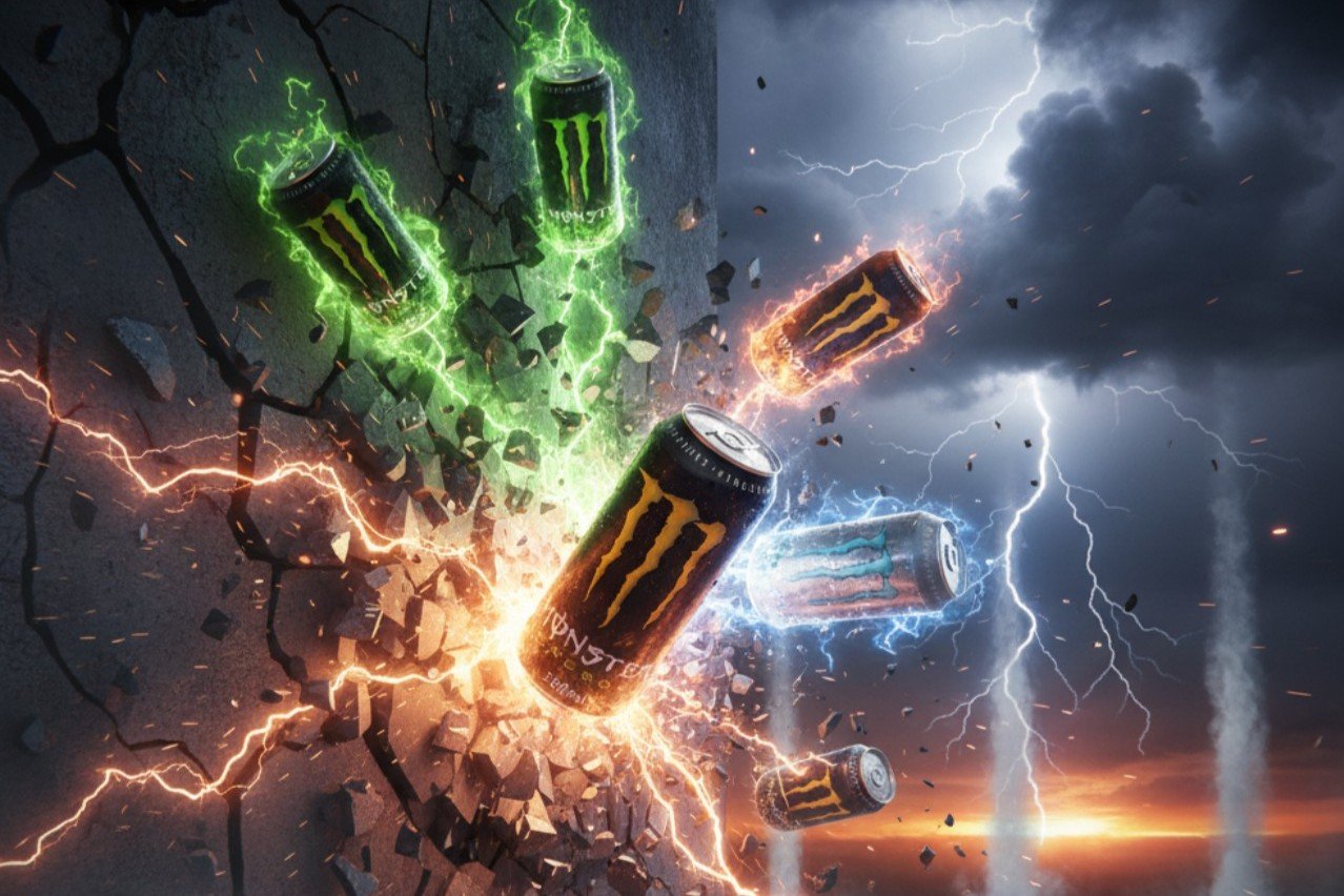 energy drinks field c4d agency project , carlos shenouda projects