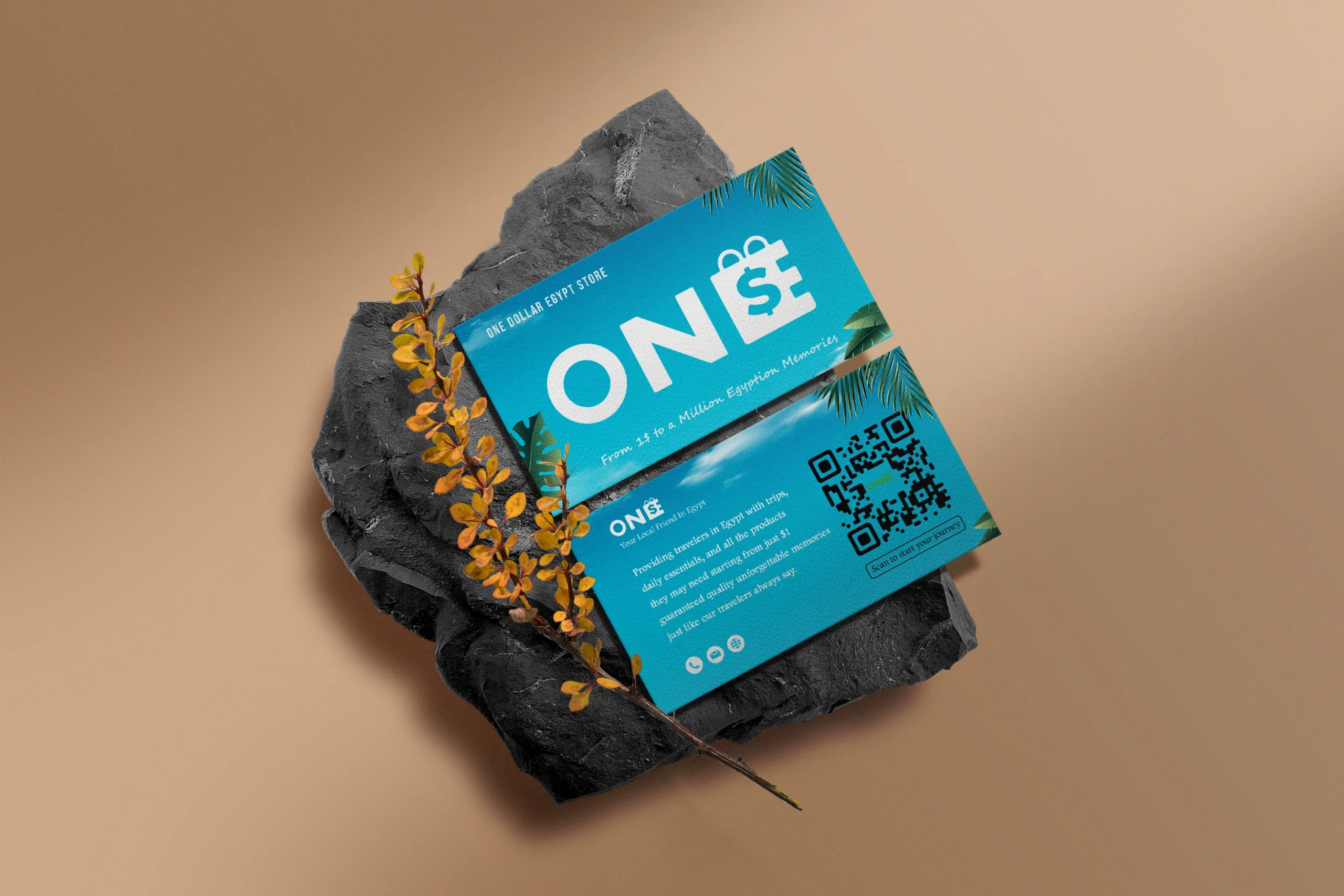 one dollar egypt store graphic card c4d agency work
